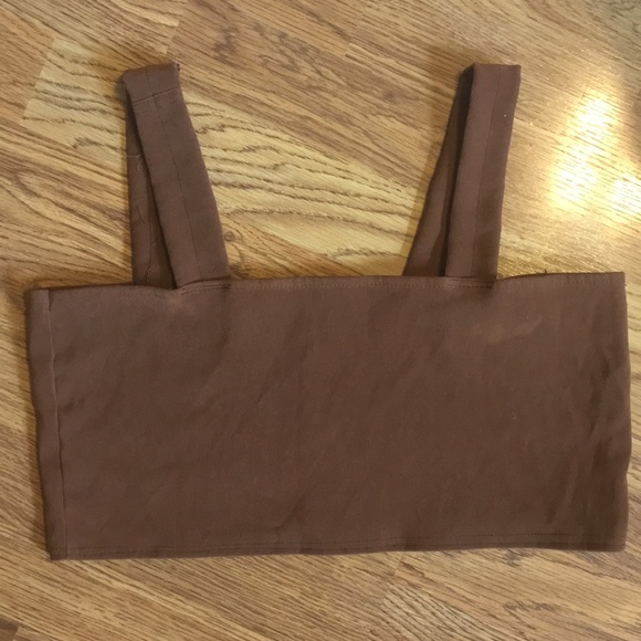 handmade by me, suede crop top - Picture 2 of 2